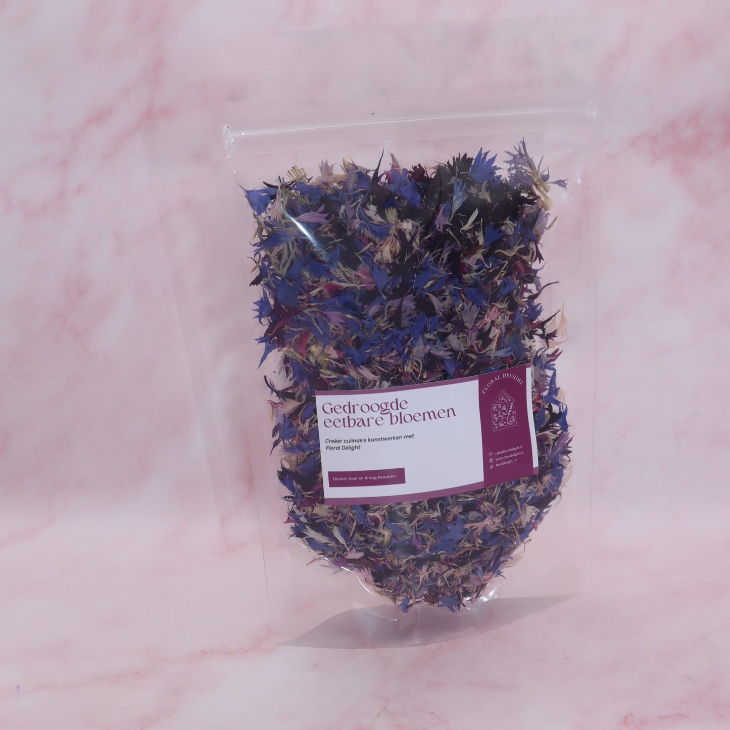 gedroogde korenbloem sprinkle. Floral Delight. Eetbare bloemen gedroogd