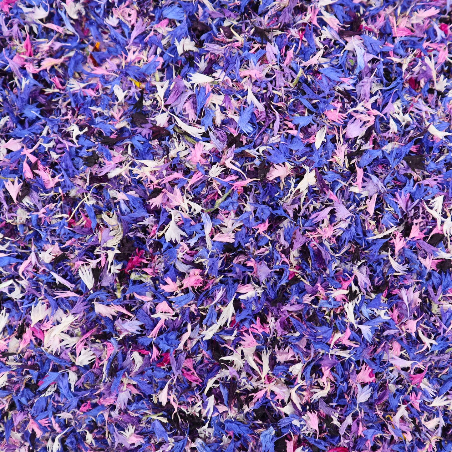 Analyzing image korenbloem_mix_sprinkle 1984 × 1984 px gedroogde korenbloem sprinkle. Floral Delight. Eetbare bloemen gedroogd