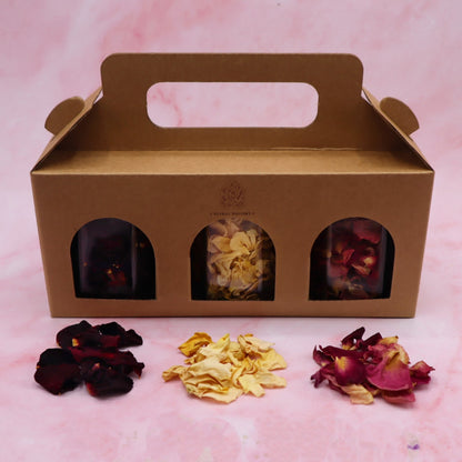 Rozenblaadjes giftbox sprinkles floral delight eetbare bloemen