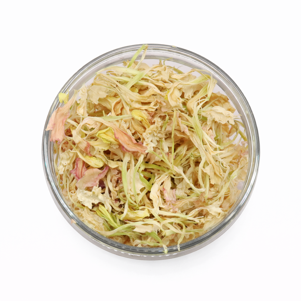 Wit creme eetbare anjer sprinkle