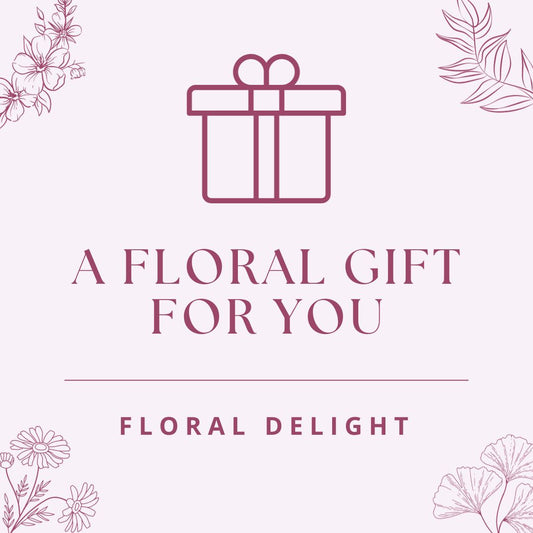 gift set gift card voor floral delight eetbare bloemen